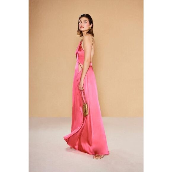 CULT GAIA  Althea Silk Blend Gown Large - Picture 2 of 10